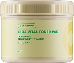 Осветляющий тоник-пады для лица VT Cosmetics Cica Vital Toner Pad