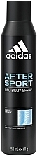 דאודורנט-ספריי לגברים Adidas After Sport Cool & Aromatic Deo Body Spray