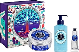 Set L'Occitane Shea Butter (b/cr/200ml + sh/cr/250ml + h/balm/30)