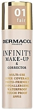 Dermacol Infinity Make-up & Corrector Тональная основа и консилер 2 в 1