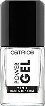 Base and Top Coat 2 in 1 Catrice Power Gel 2in1 Base & Top Coat