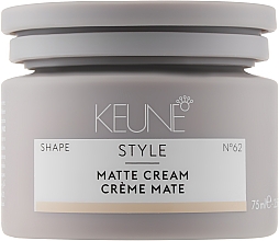 Mattifying CHair Cream #62 Keune Style Matte Cream