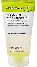 Exfoliating face gel with salicylic acid Carbon Theory Salicylic Cleansing Facial Cleansing Gel