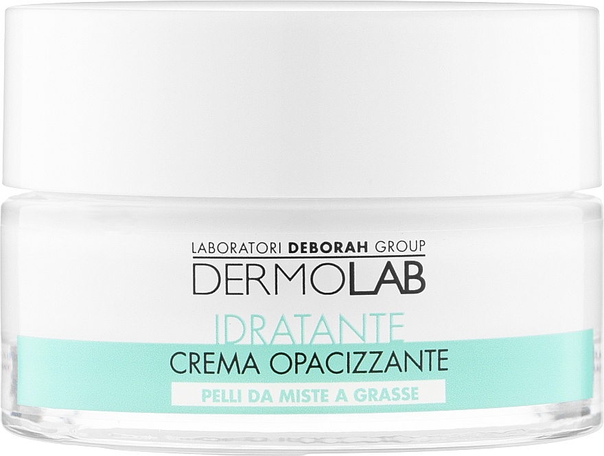 Mattierende und feuchtigkeitsspendende Gesichtscreme für fettige und gemischte Haut - Deborah Milano Dermolab Mattiying Hydrating Cream SPF 15