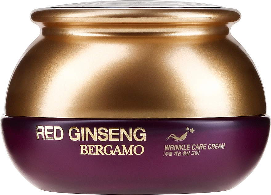 Gesichtscreme gegen Falten mit rotem Ginseng - Bergamo Red Ginseng Wrinkle Care Cream