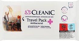 Antibakterielle Feuchttücher Cleanic Antibacterial Travel Pack Refreshing Wet Wipes