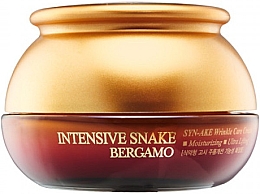 Feuchtigkeitsspendende Gesichtscreme mit Schlangengiftextrakt Bergamo Intensive Snake Wrinkle Care Cream