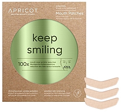 Lippenkonturpflaster mit Hyaluronsäure Apricot Keep Smiling Mouth Patches