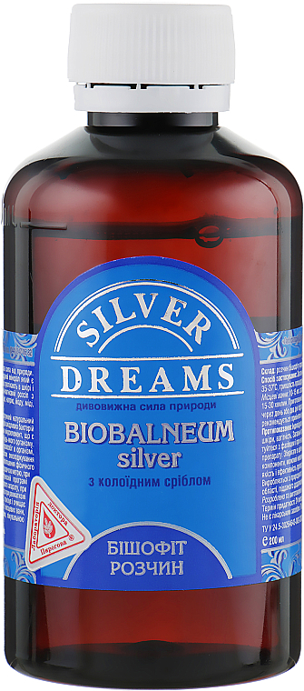 Bischofitlösung mit kolloidalem Silber - Doctor Pirogov's laboratory BIOBALNEUM SILVER