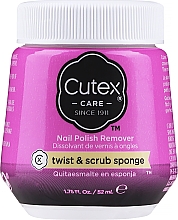 Nagellackentferner mit Schwamm Cutex Twist & Scrub Sponge Nail Polish Remover