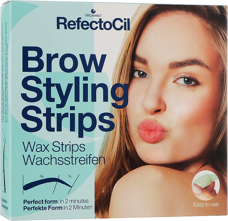 Augenbrauen Kaltwachssteifen - RefectoCil Brow Styling Wax Strips