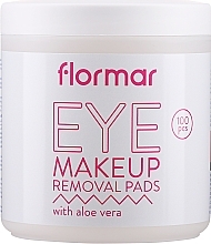 Abschminkpads mit Aloe Vera Flormar Eye Make-Up Removal Pads with Aloe-Vera