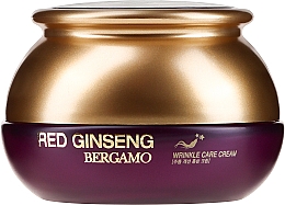 Gesichtscreme gegen Falten mit rotem Ginseng Bergamo Red Ginseng Wrinkle Care Cream