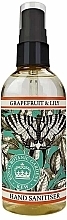 Desinfetante para mãos "Toranja e lírio" The English Soap Company Kew Grapefruit and Lily Hand Sanitiser