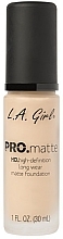 L.A. Girl Pro.Matte Foundation Base com efeito mate