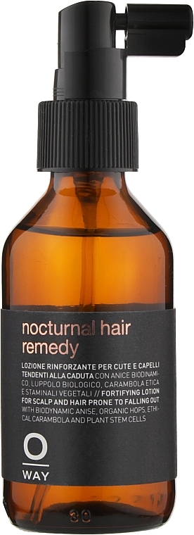 Loção fortificante anti-queda de cabelo - Oway Man Nocturnal Remedy