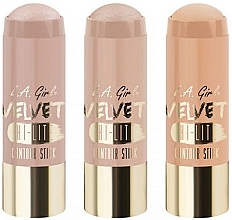 L.A. Girl Velvet Contour Sticks Hi-Lite Iluminador para rosto