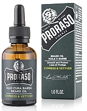 Óleo para barba Proraso Cypress & Vetyver Beard Oil