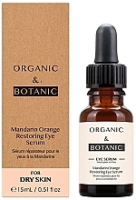 Sérum revitalizante para área dos olhos Organic & Botanic Mandarin Orange Restoring Eye Serum