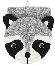 Esponja fantoche para crianças "Guaxinim Wanda" Fuernis Wash Glove Raccoon Wanda