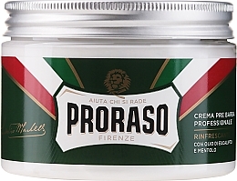 Creme pré-barbear com extrato de mentol e de eucalipto Proraso Green Pre Shaving Cream