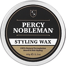 Cera para modelagem do cabelo Percy Nobleman Styling Wax