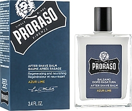 Bálsamo pós-barba Proraso Azur Lime After Shave Balm