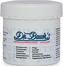 Produto de limpeza para irrigadores Dr. Bauer's