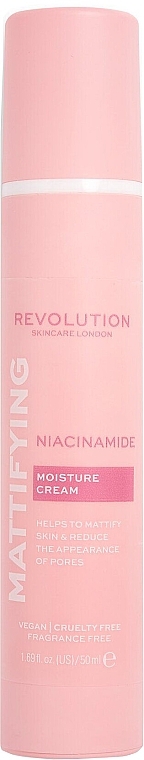 Creme matificante hidratante com niacinamida - Revolution Skincare Niacinamide Mattifying Moisture Cream