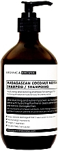 Champô hidratante e reparador para cabelo danificado Organic & Botanic Madagascan Coconut Moisturising Shampoo