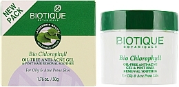 Gel de clorofila para rosto "Bio Clorofila" Biotique Bio Chlorophyll Gel