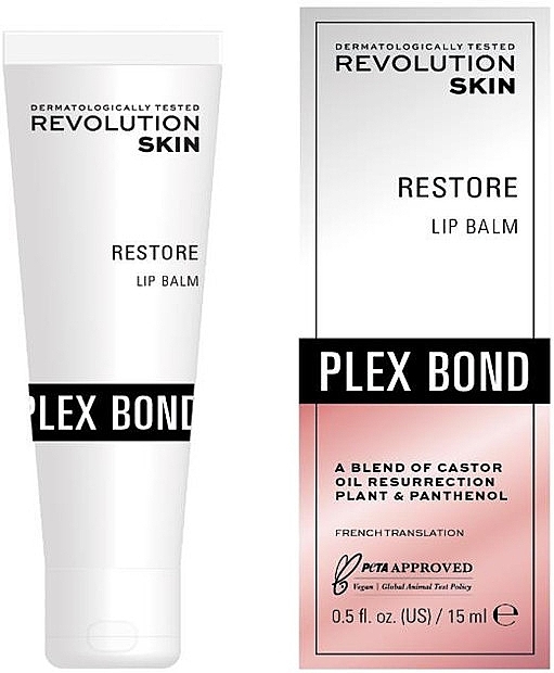 Bálsamo de lábios - Revolution Skincare Plex Bond Restore Lip Balm