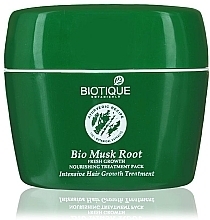 Máscara nutritiva para crescimento do cabelo Biotique Bio Musk Root Fresh Growth