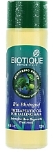 Óleo contra cabelo grisalho Biotique Bio Bhringraj Fresh Growth Therapeutic Oil