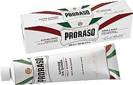 Creme barbear para a pele sensível Proraso White Shaving Cream