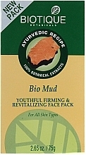 Máscara reafirmante rejuvenescedora para rosto "Bio Lamas" Biotique Bio Mud Youthful Firming and Revitalizing Face Pack