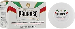 Sabão de barbear para a pele sensível Proraso White Shaving Soap