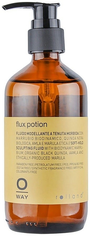 Fluido modelador de cabelo de fixação leve - Rolland Oway Flux Potion