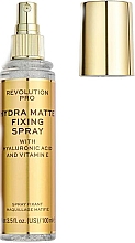 Revolution PRO Hydra-Matte Fixing Spray Фиксирующий спрей для макияжа