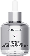 Омолаживающий крем день-ночь для лица и кожи вокруг глаз Yonelle Trifusion Eye-Face-Chin Liquid Cream Tensor