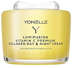 Коллагеновый дневной и ночной крем с витамином C Yonelle Lumifusion Vitamin C Premium Collagen Day & Night Cream