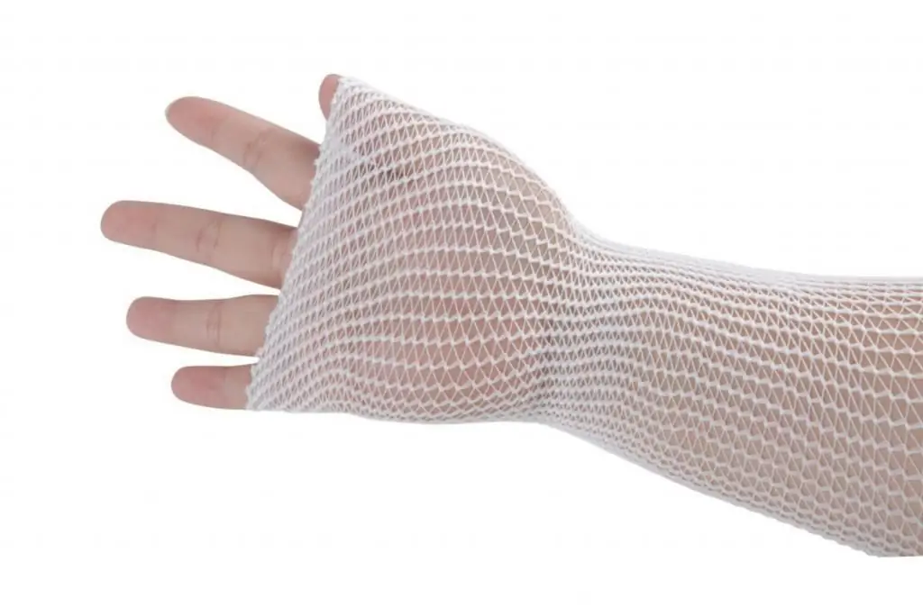 Elastic tubular bandage: application, types, sizes