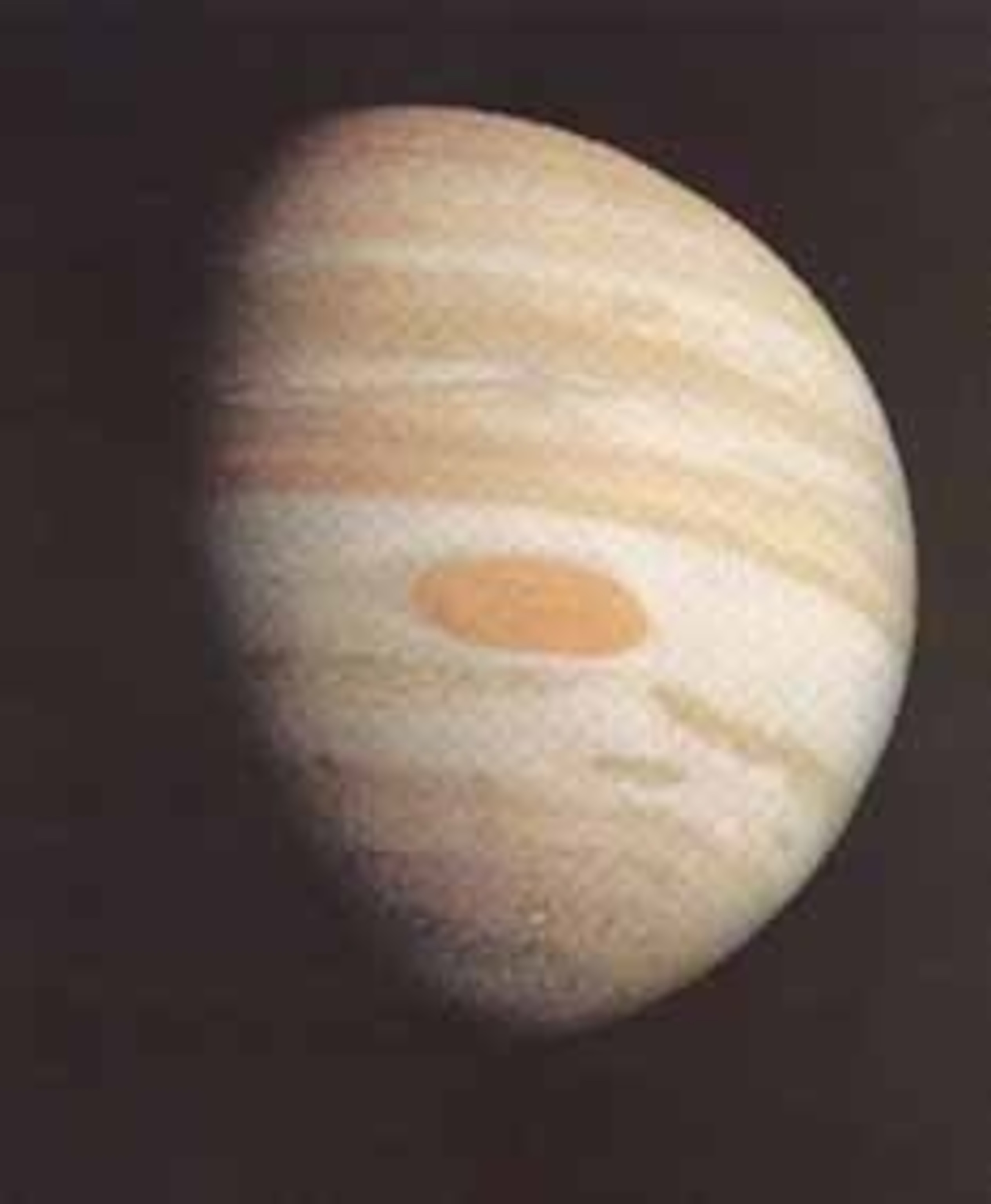 The Great Red Spot in happier times, captured by Pioneer 11 in 1974. (NASA)