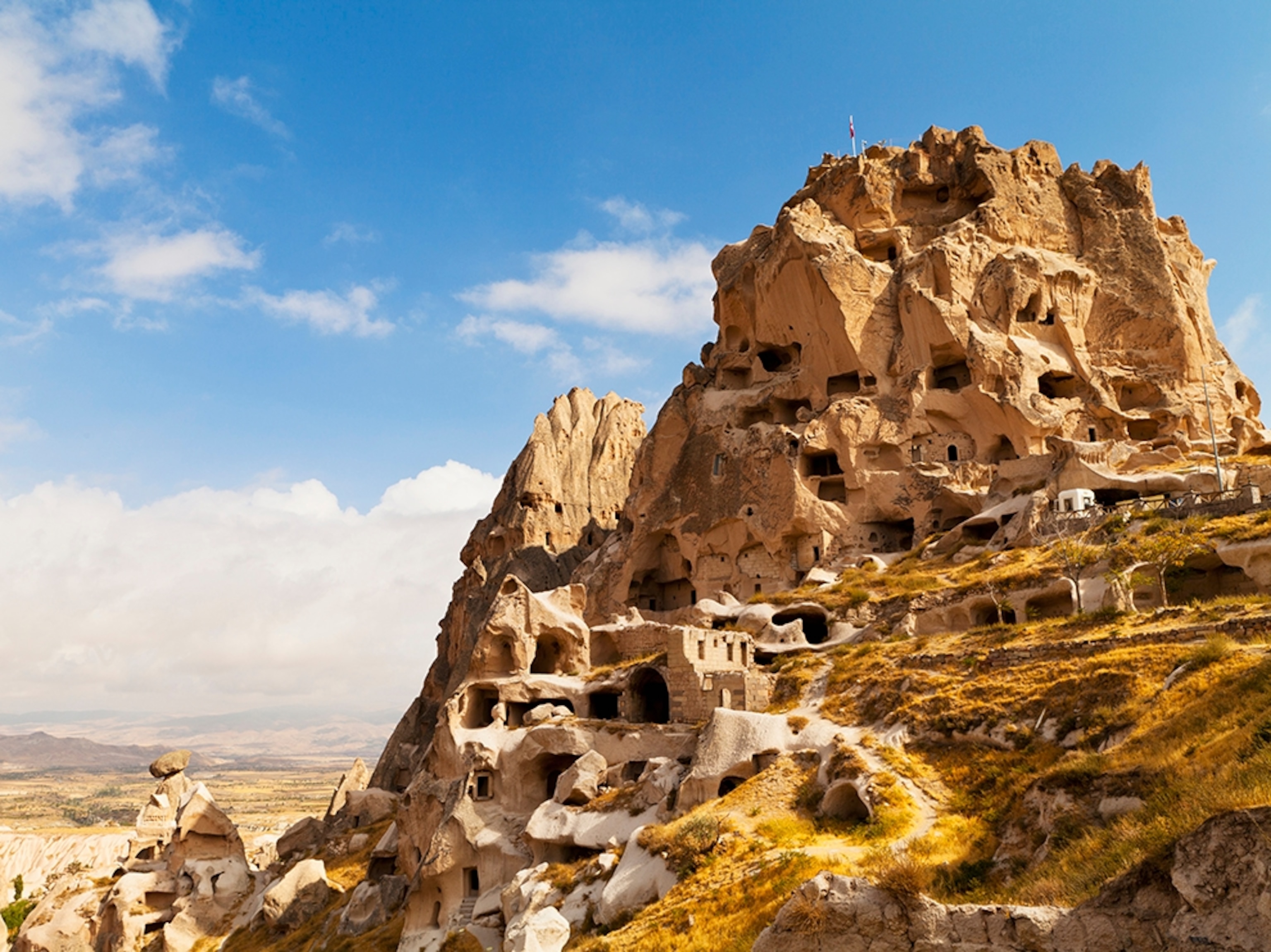 Uchisar Castle, Cappadocia, Turkey