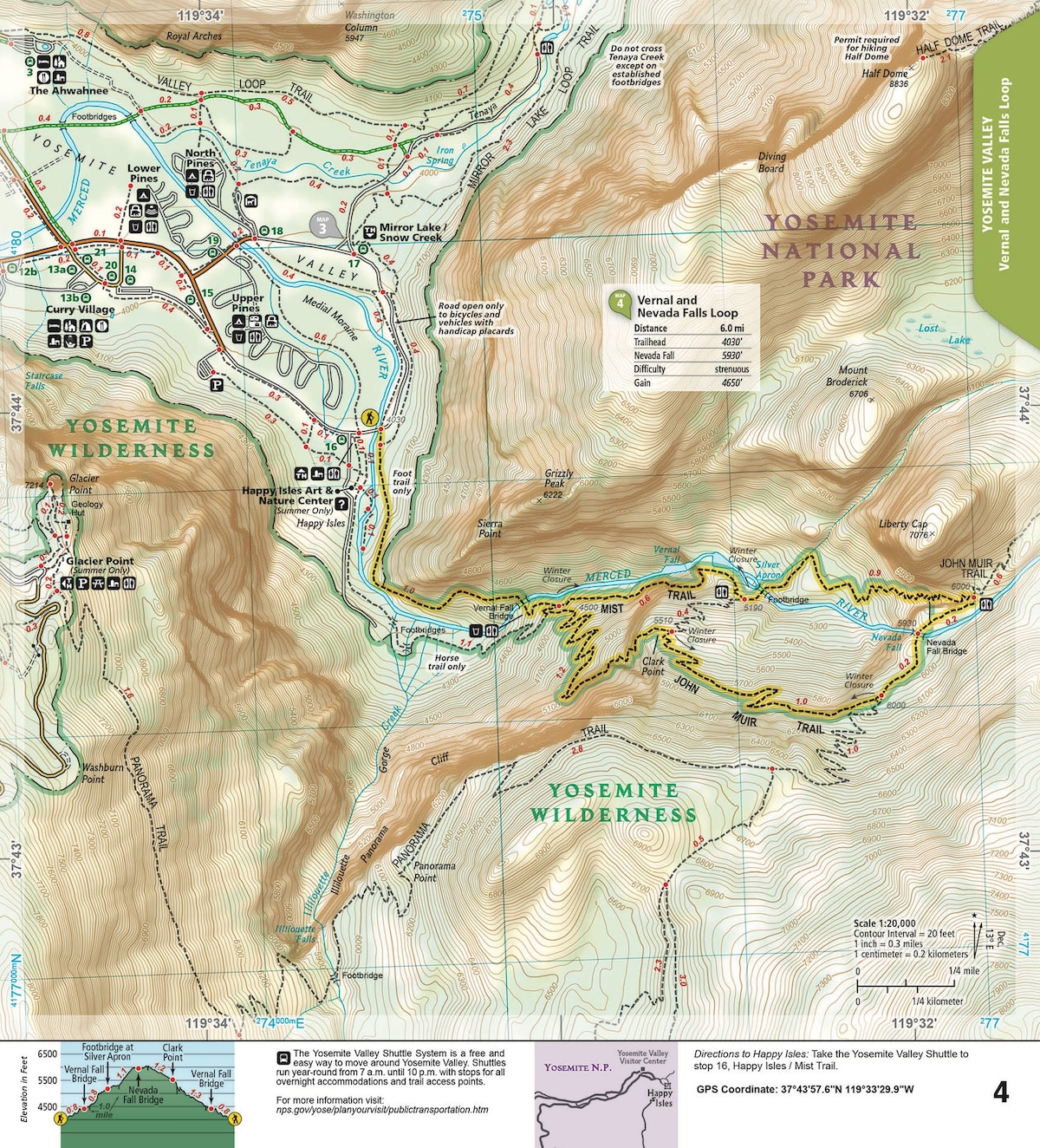 Yosemite National Forest Map - London Top Attractions Map