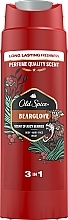 Sjampo og dusjgelé 2-i-1 Old Spice Bearglove Shower Gel + Shampoo