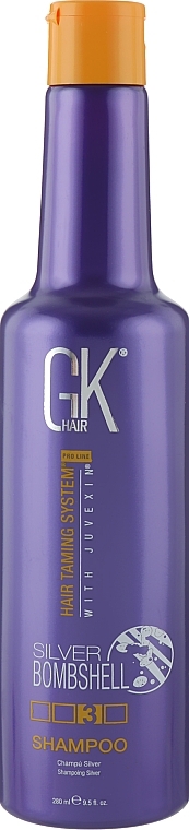 Sølvsjampo for blondt hår - GKhair Silver Shampoo