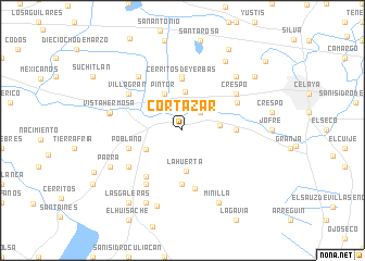 Cortazar (Mexico) map - nona.net