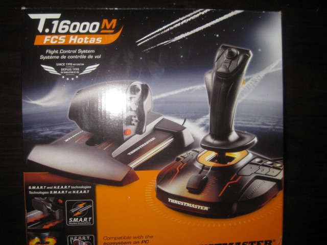 Thrustmaster T16000M FCS HOTAS Flight Stick JoyStick and TWCS ...