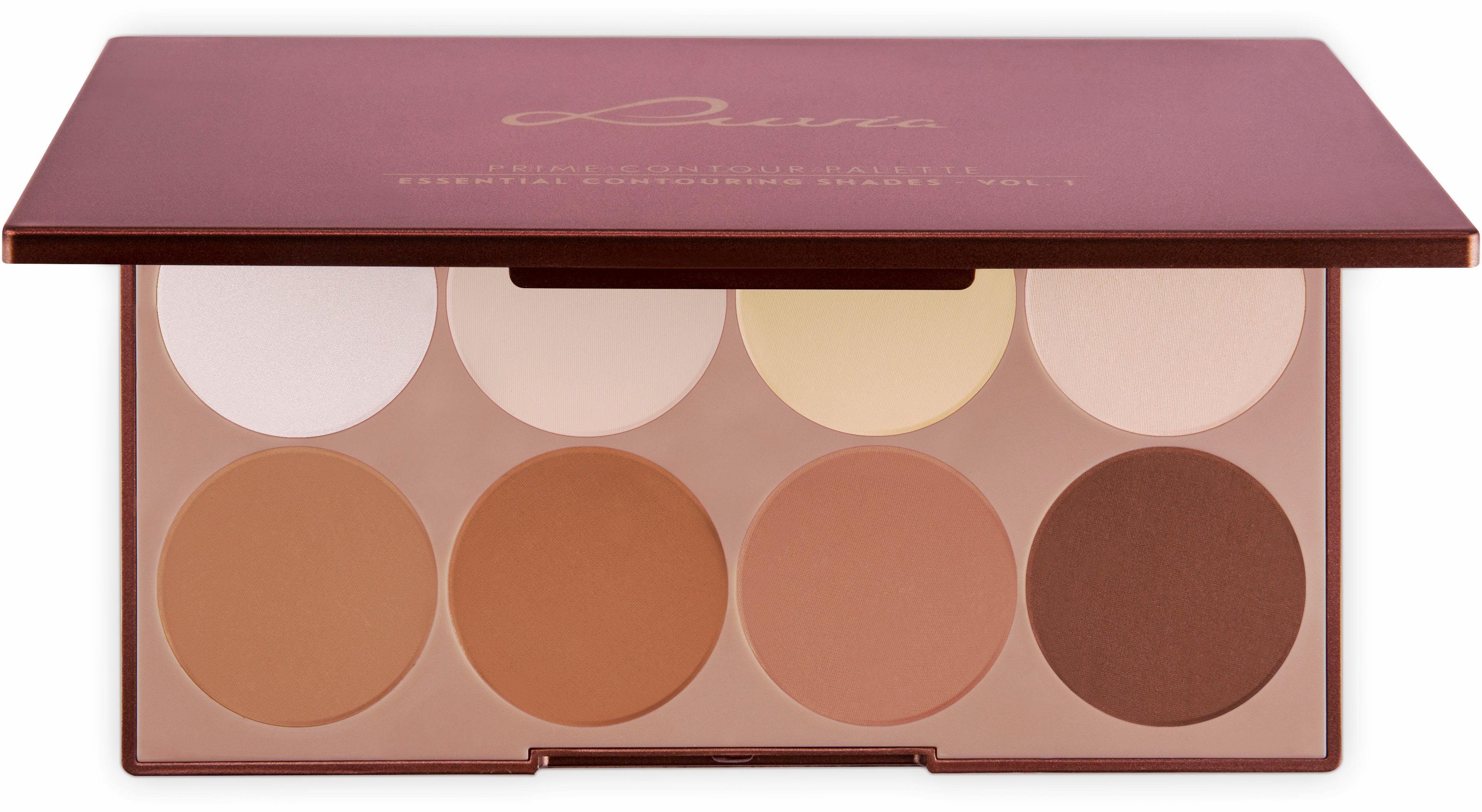 Luvia Cosmetics Contouring-Palette Essential Contouring Shades Vol. 1, 8-tlg., 8 Farben